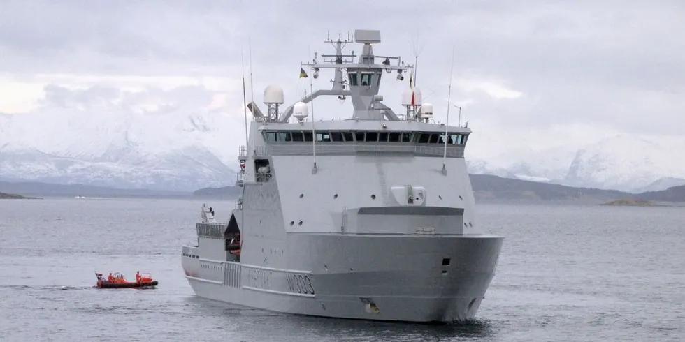 "KV Svalbard". Arkivfoto: Jon Eirik Olsen