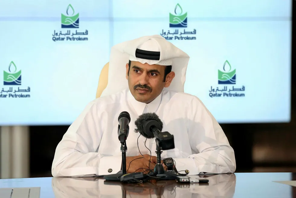 Long-term deal: QatarEnergy chief executive Saad Sherida Al-Kaabi.