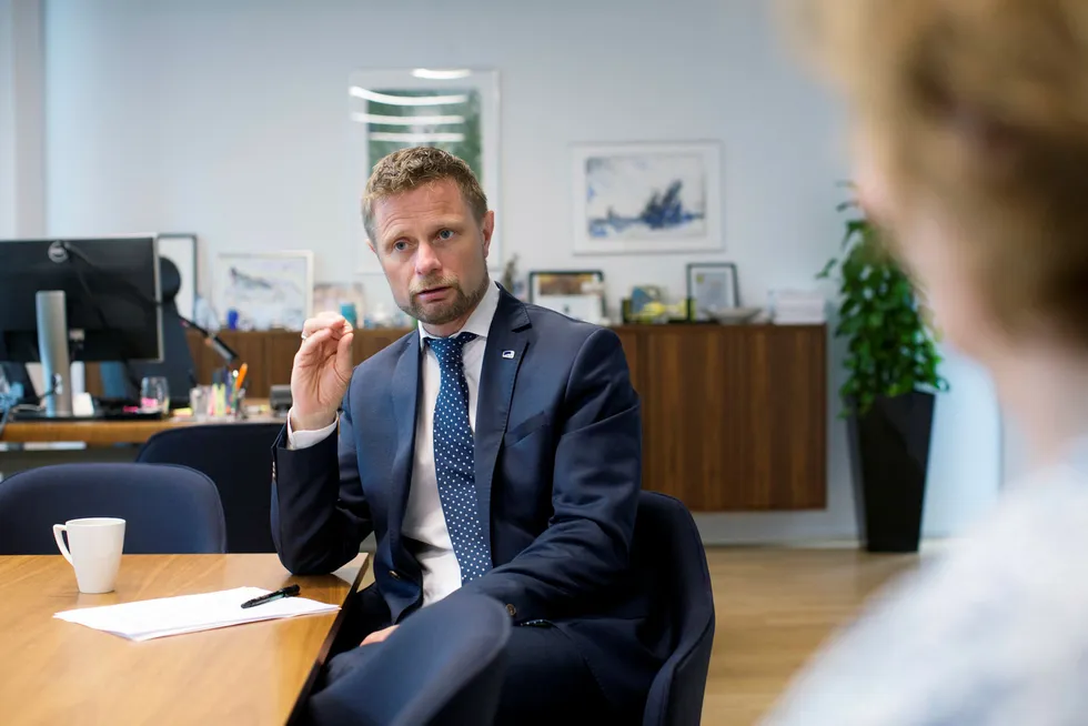 Rapporten helseminister Bent Høie snart får overlevert råder ministeren til å beholde de regionale helseforetakene. Foto: Øyvind Elvsborg. Foto: Øyvind Elvsborg