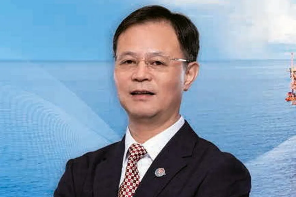 Project plans: CNOOC Limited chief executive Zhou Xinhuai