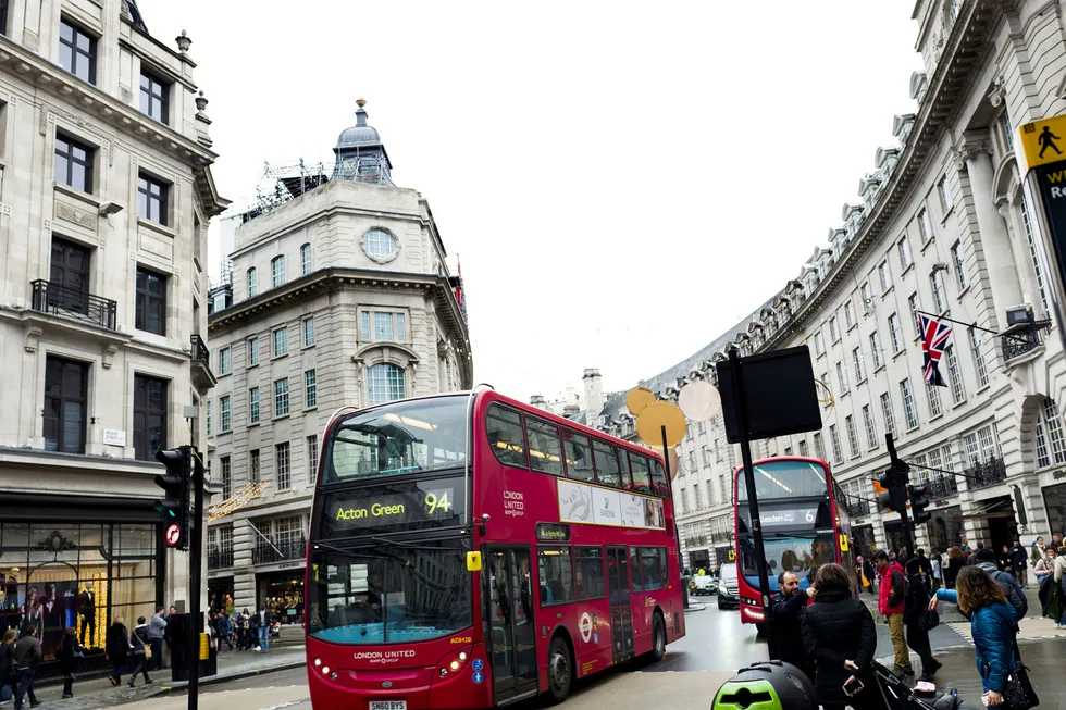 Kostnadene i eiendomsforvaltningen, som for eksempel her i Regent Street i London, er skyhøye i forhold til resten av porteføljen. Foto: Per Ståle Bugjerde