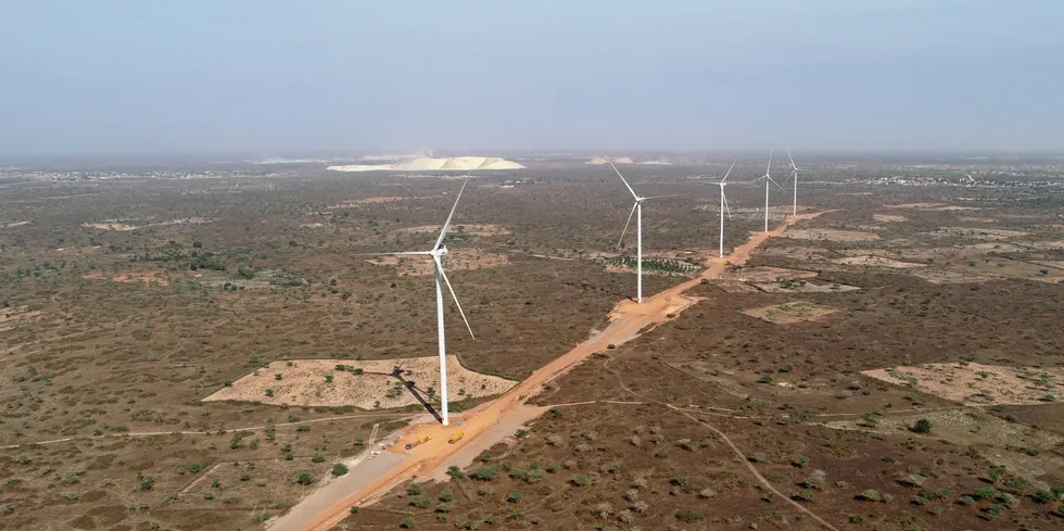 Lekela's wind farm in Senegal