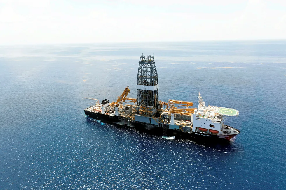 On location: the Diamond Offshore drillship Ocean BlackHawk