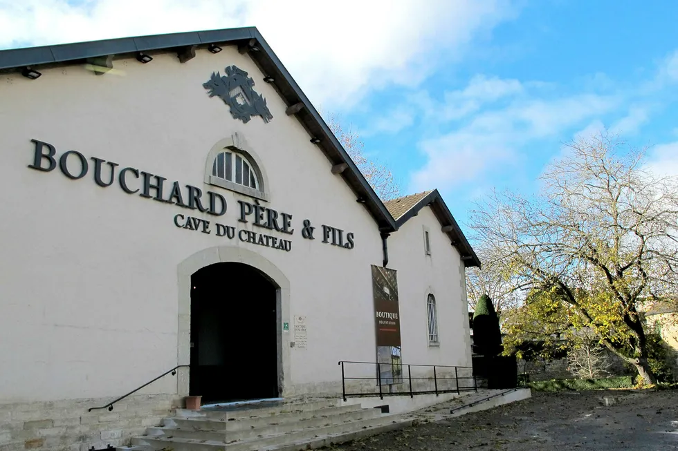 Stor produsent. Bouchard Père & Fils i Beaune i Burgund. Foto: Merete Bø
