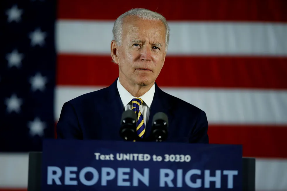 Going greener: US candidate Joe Biden