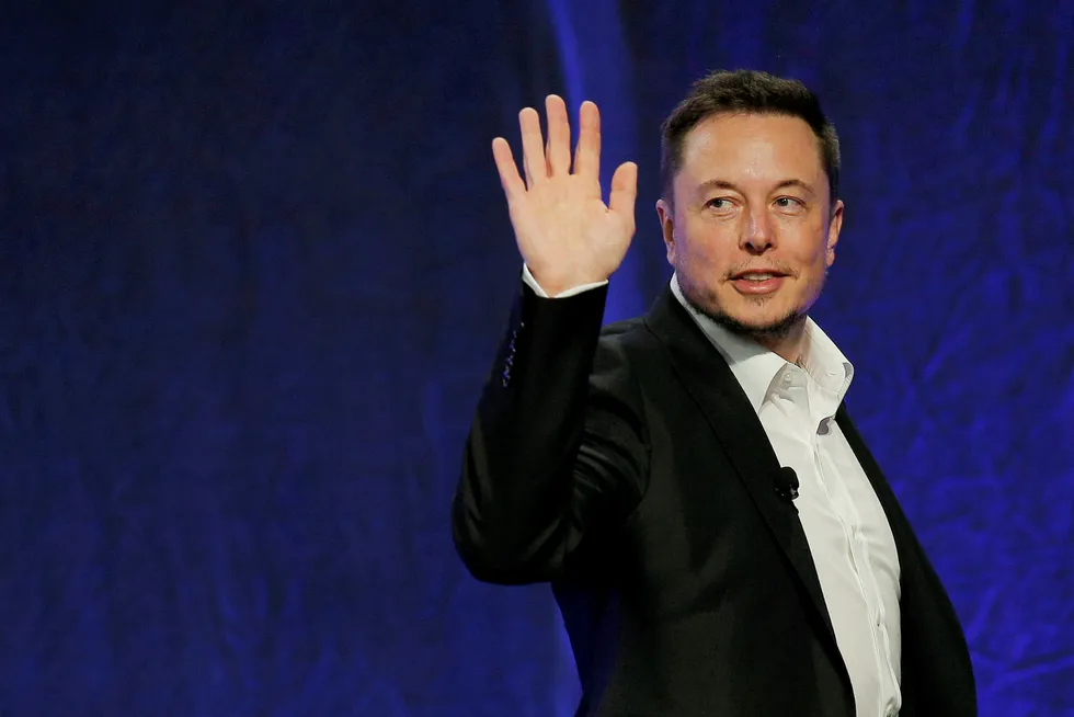 Administrerende direktør og co-gründer av Tesla Motors, Elon Musk. 15. juli 2017.