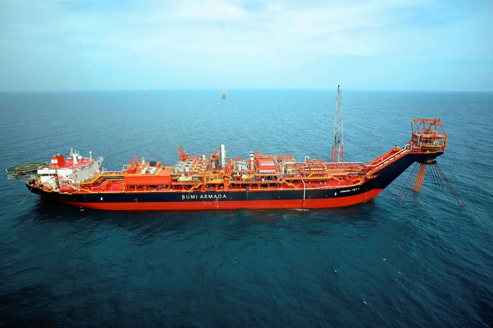 The Armada TGT 1 FPSO currently working at the Te Giac Trang field off Vietnam