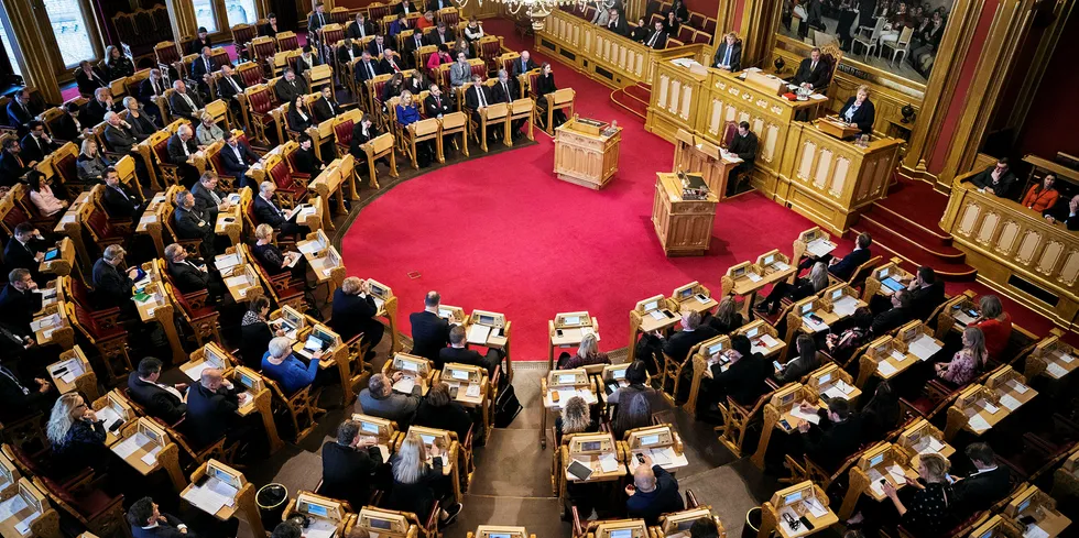 Nærings- og fiskeridepartementet ber Stortinget om å endre akvakulturloven. Arkivfoto.