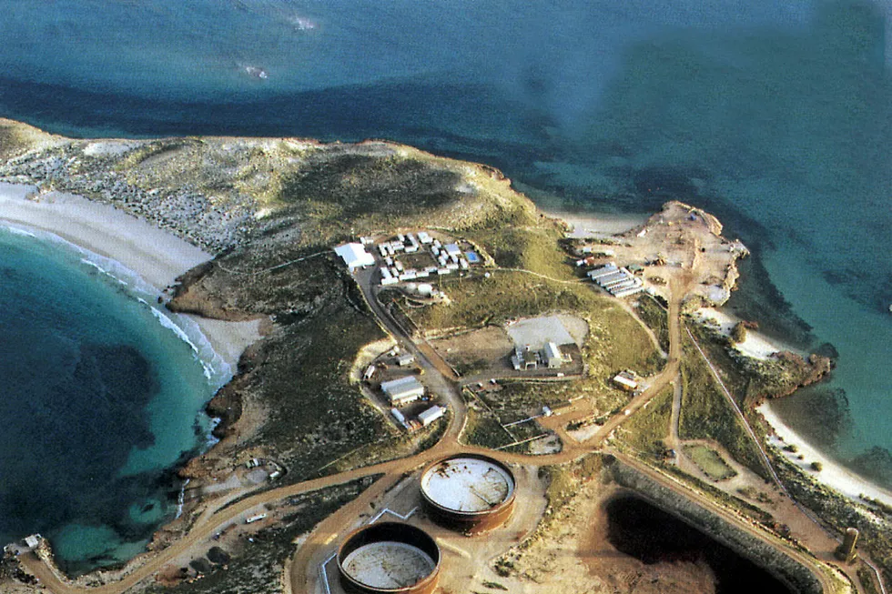 Host plant: Varanus Island gas processing facility in Western Australia