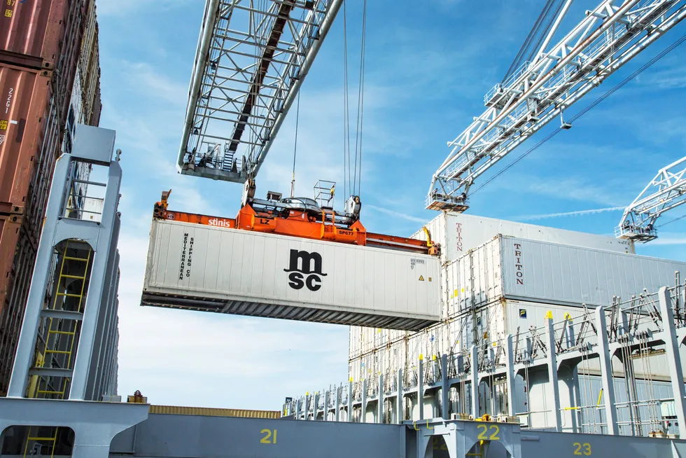Refrigerated shipping container companies are once again operating "in a different world".
