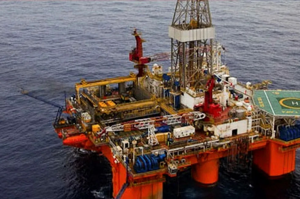 On the move: the semi-submersible Transocean Leader
