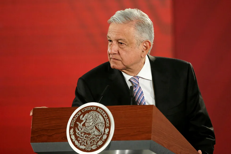 Approach: Mexico's President Andres Manuel Lopez Obrador