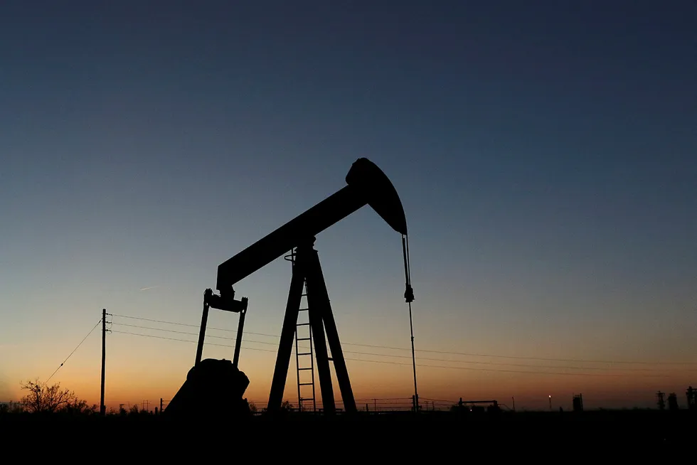 On the scene: a pump jack in the Permian basin. Output from the play helped boost figures for ExxonMobil and Chevron in the 2019 fourth quarter