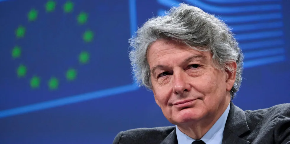 Thierry Breton, the EU commissioner for the internal market.
