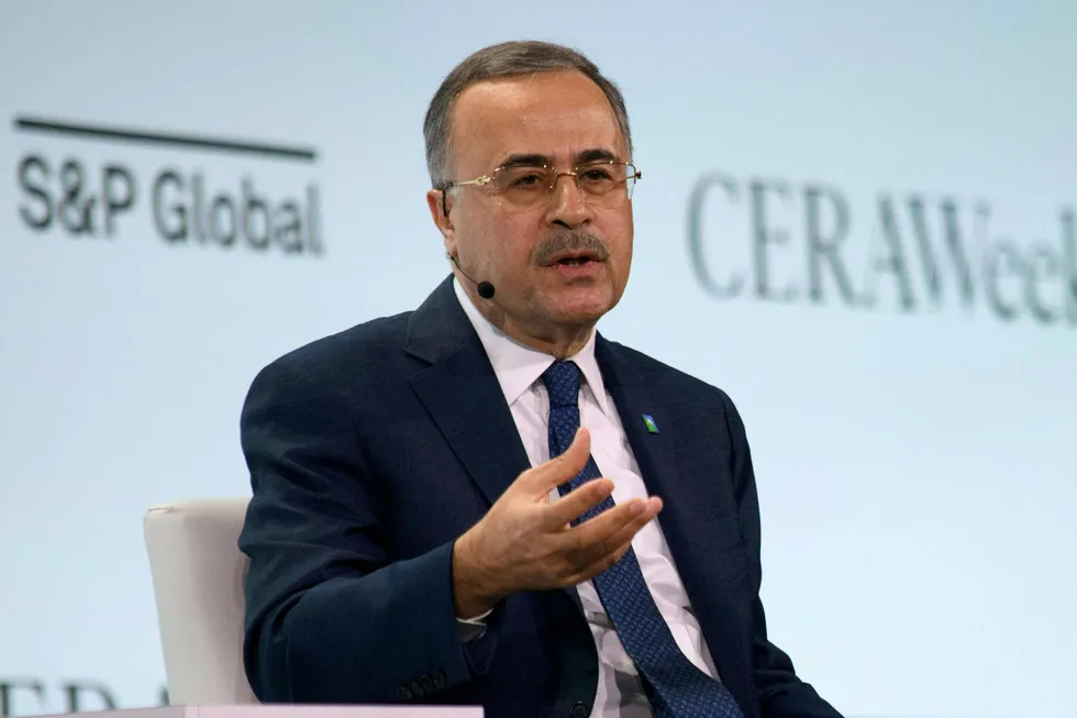 Saudi Aramco chief executive Amin Nasser.