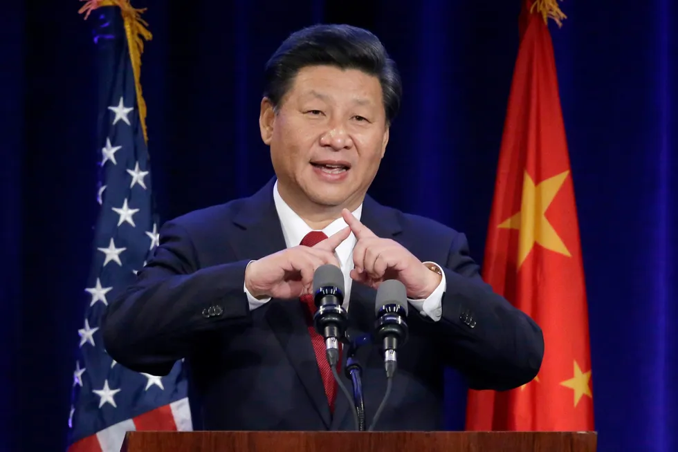 Jostling for position: President Xi Jinping want China to be a counterbalance to Western influence.