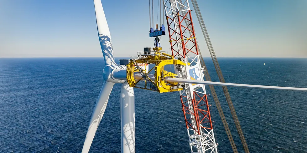 South Fork wind installs New York's first offshore wind turbines.