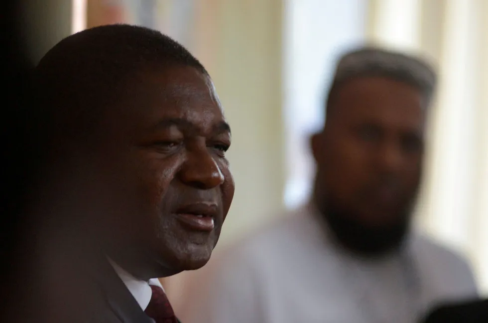 Security improved: Mozambique's President Filipe Nyusi will welcome revival of construction activities at super-important LNG site in Cabo Delgado province