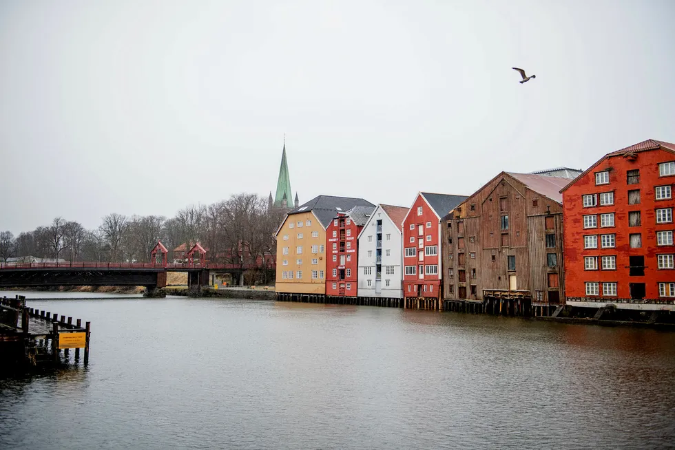 Boligprisene i Trondheim falt 2,1 prosent i november.