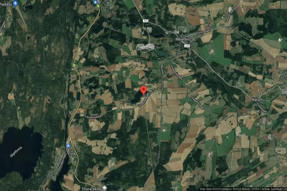 Området rundt Sivesindhøgda 60, Vestre Toten, Innlandet