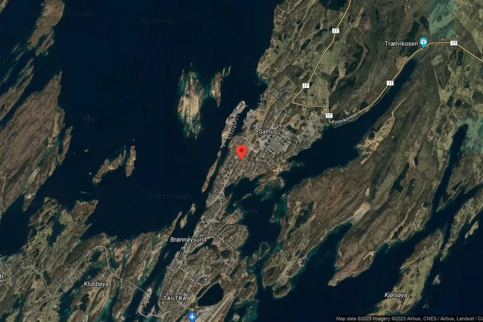 Området rundt Kirsten Hansdatters vei 1B, Brønnøy, Nordland