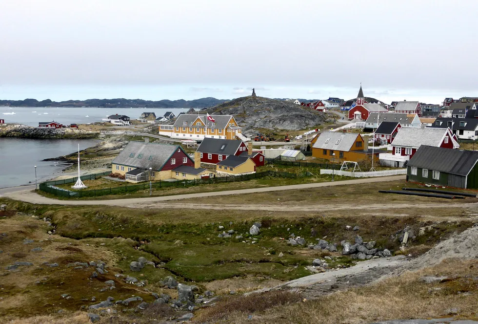 Fra Grønlands hovedstad Nuuk.