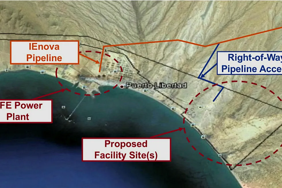 Project: Mexico Pacific LNG scheme