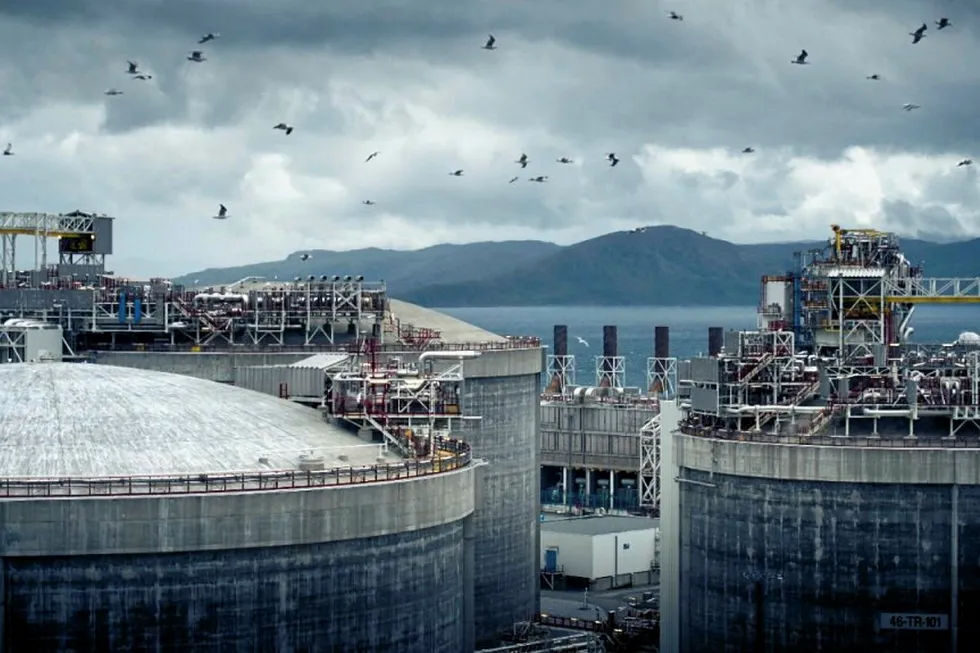 Tie-back delay: Hammerfest LNG plant on island of Melkoya