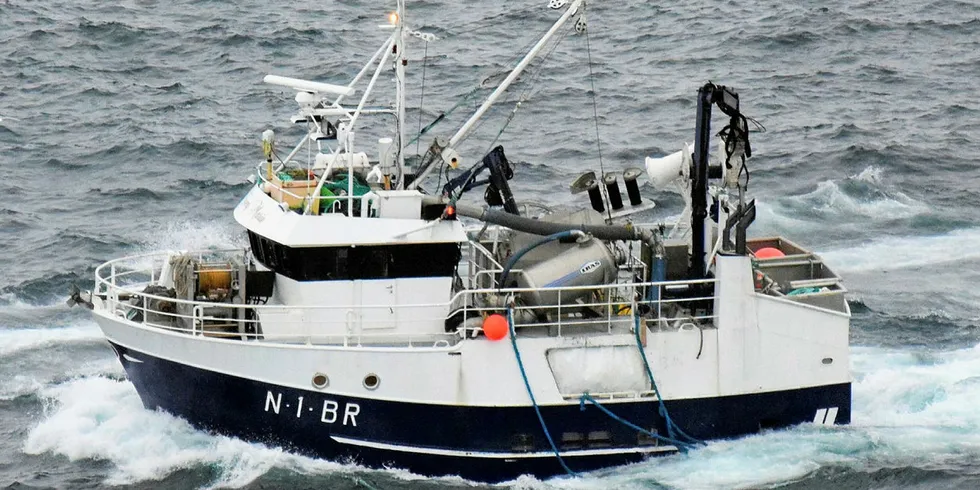 PÅ SEIFISKE: Brønnøysund-registrerte «Tonny Marie» er en av båtene som for tida deltar i seinoitfisket i Troms og Vest-Finnmark.