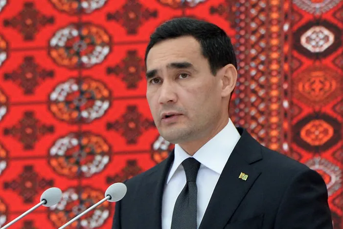 Turkmenistan President Serdar Berdymukhamedov.