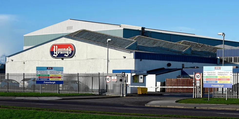 Young's Seafood plant in Fraserburgh, Scotland. The company has not said if it will continue to purchase fish of Russian origin in the wake of Vladimir Putin's invasion of Ukraine.