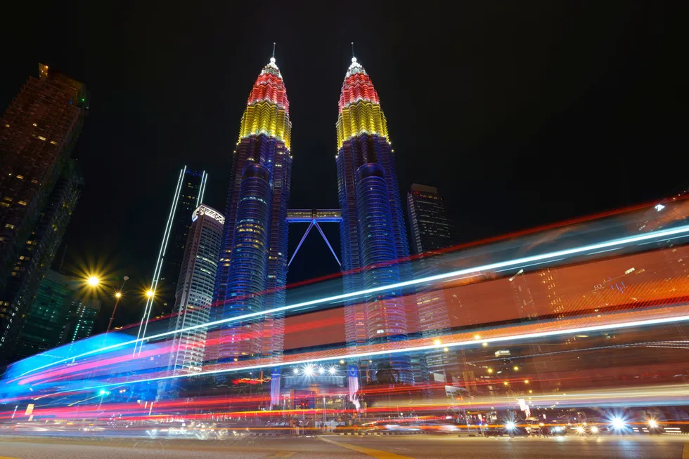 Headquarters: Petronas Twin Towers in Kuala Lumpur, Malaysia