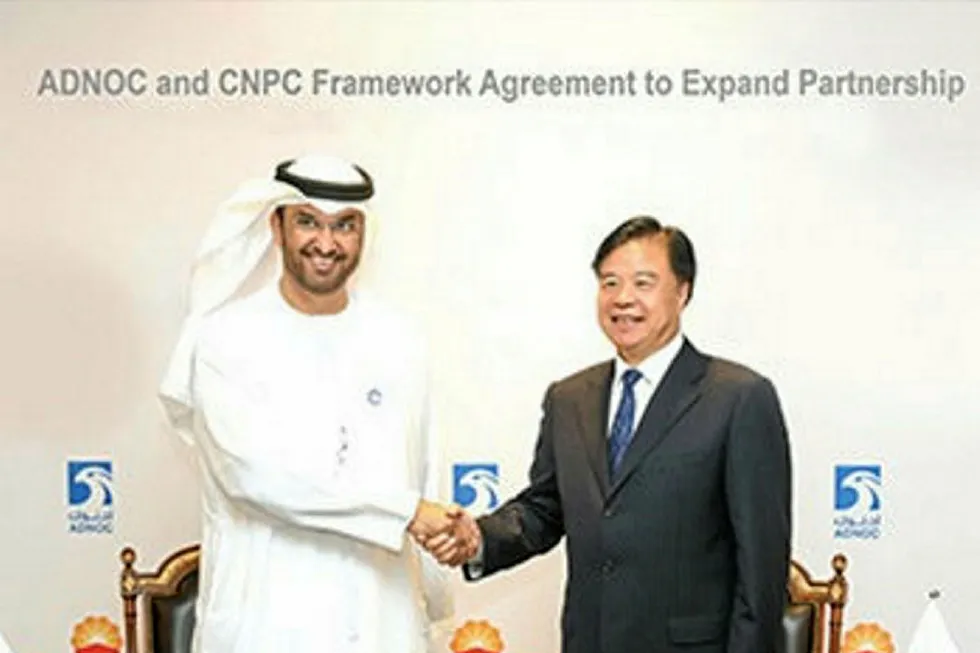 Framework agreement: between Adnoc and CNPC