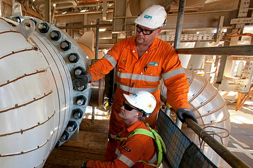 More work: AusGroup has been awarded contracts worth a combined A$100 million on Australian oil and LNG projects