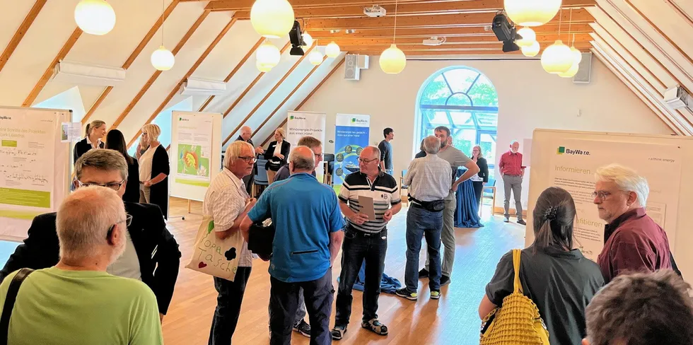. 'Marketplace' information event in Lilienthal, Germany.