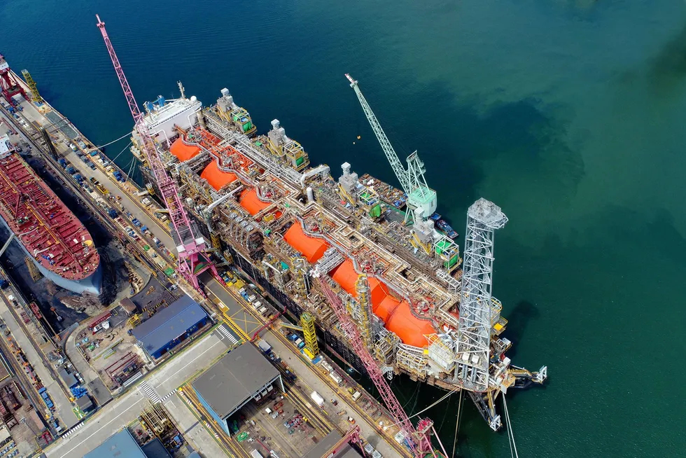 World's first: Keppel Shipyard delivered the first converted FLNG vessel - Hilli Episeyo - to Golar LNG
