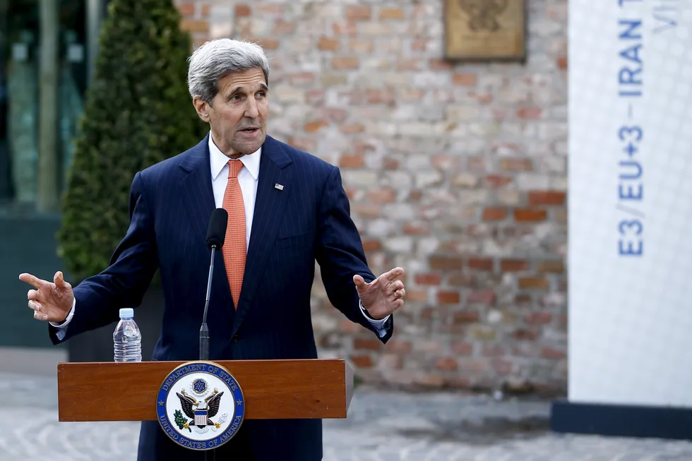 USAs utenriksminister John Kerry. Foto: REUTERS/Leonhard Foeger/NTB SCANPIX.