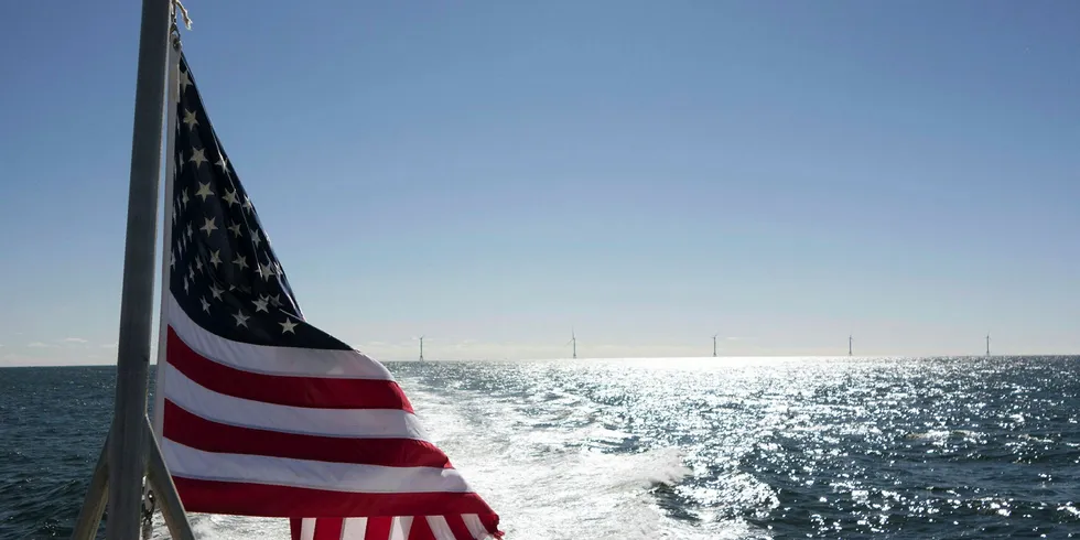 The US offshore sector is underway at Block Island. Pic: DON EMMERT/Getty Images