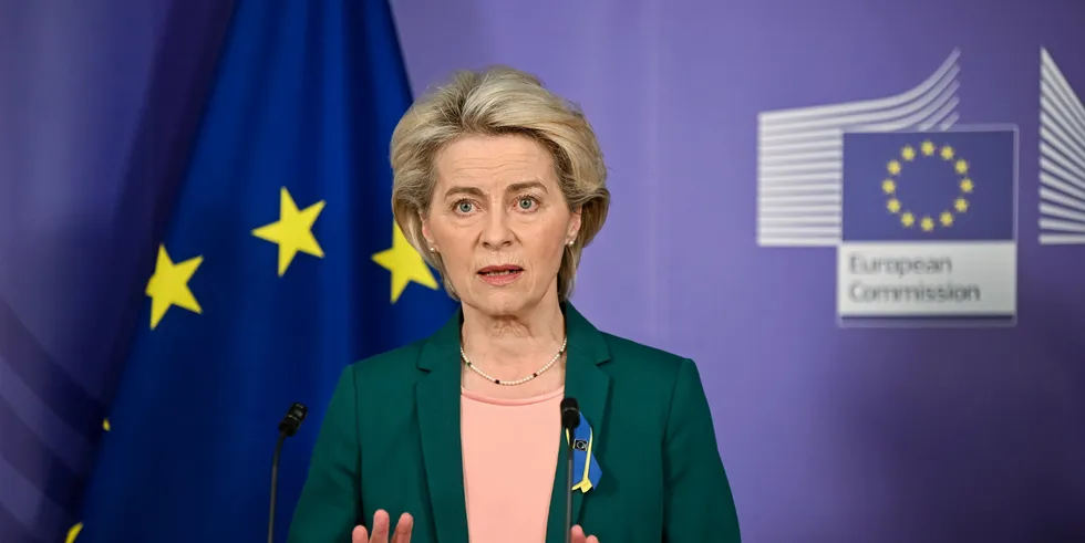 Ursula von der Leyen, president of the European Commission, announced a fifth round of sanctions on Russia on April 5.
