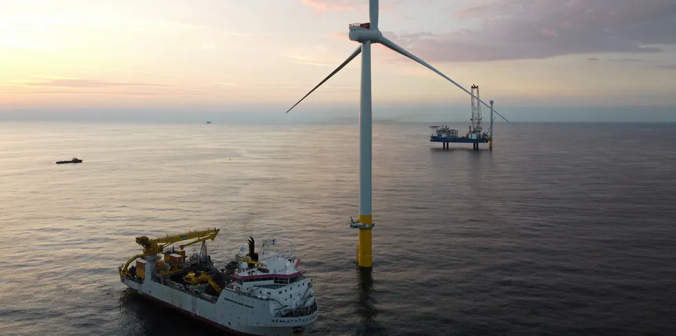 The Carolinas turbines will add to CVOW off Virginia in US waters.