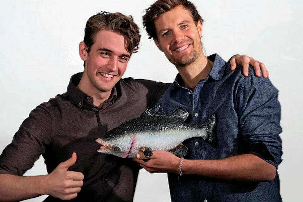 Swedish startup pioneers plant-based shredded salmon. Emil Wasteson, Tom Johansson.