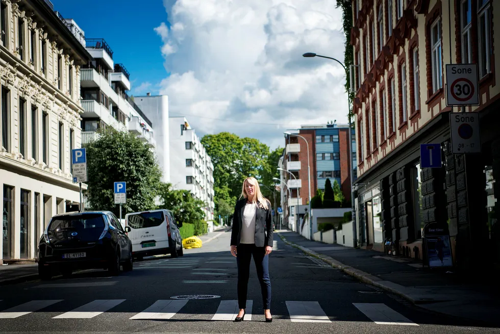 Mari O. Mamre i Ny Analyse tror flommen av nye boliger i Oslo har gitt priskorreksjon. Foto: Mikaela Berg
