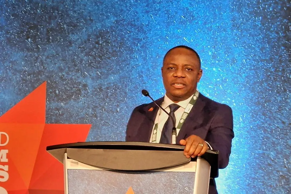 Desperate for gas: Gabriel Aduda, Nigeria's Permanent Secretary, Ministry of Petroleum Resources, said at last month's World Petroleum Congress that Nigeria's huge gas reserves are crucial for bringing energy to the country