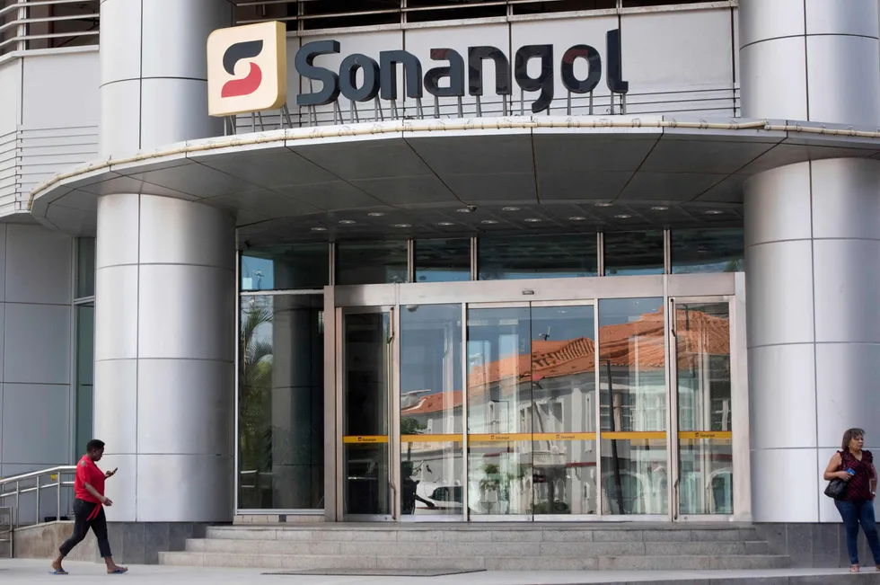 Positive sign: The headquarters of Angolan state oil company Sonangol in Luanda.