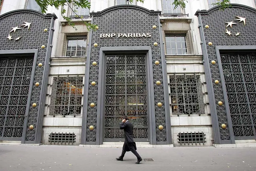 BNP Paribas er Frankrikes største bank. Foto: Remy de la Mauviniere/AP