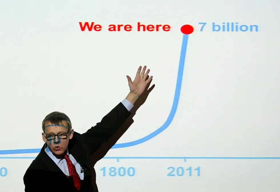 Hans Rosling, her fotografert i 2012. Foto: Lefteris Pitarakis/AP Photo