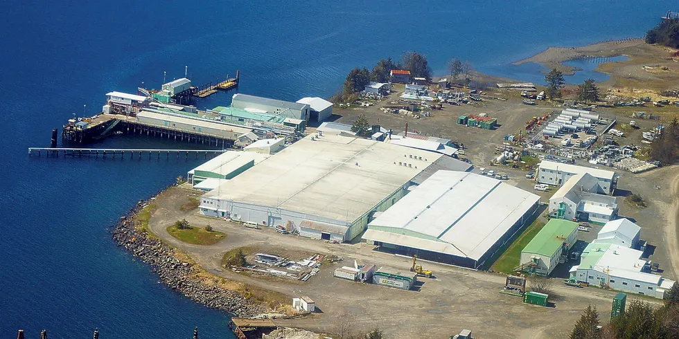 Ocean Beauty's processing facility in Excursion Inlet.