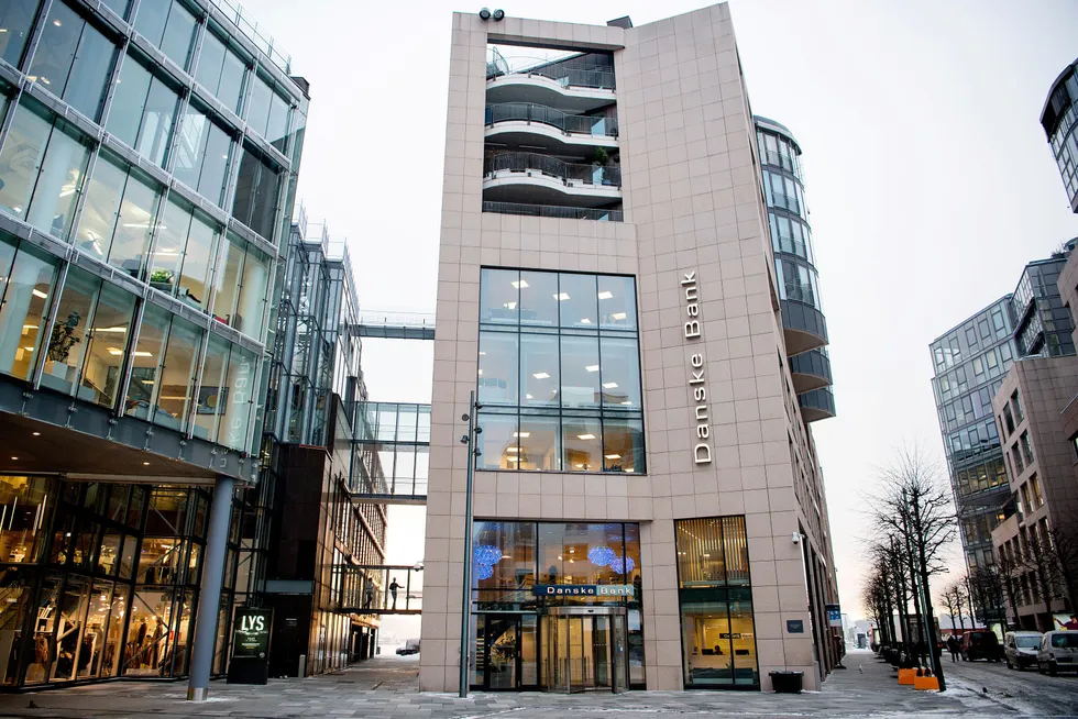 Danske Banks kontorer på Aker Brygge i Oslo.