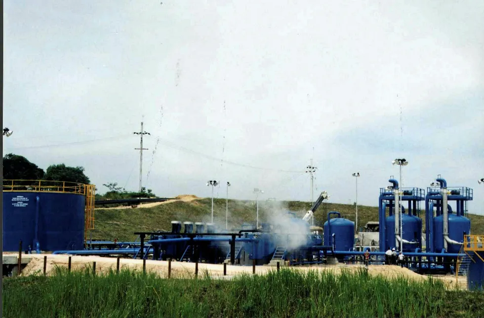 Producing asset: the Minas oilfield in Riau, onshore Sumatra, Indonesia