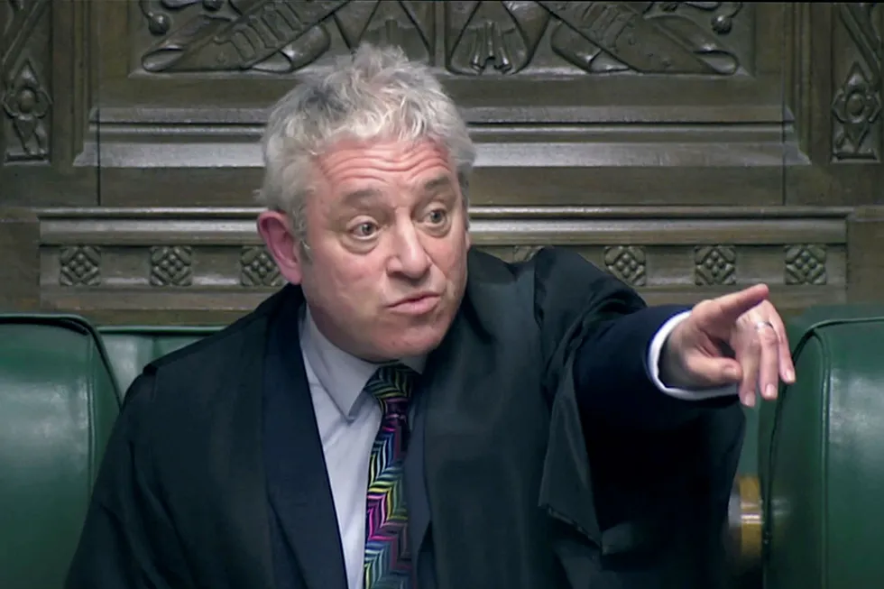Mandag ettermiddag annonserte speaker i det britiske parlamentet, John Bercow, at han hadde satt foten ned for ny avstemning om et forslag som allerede er nedstemt.